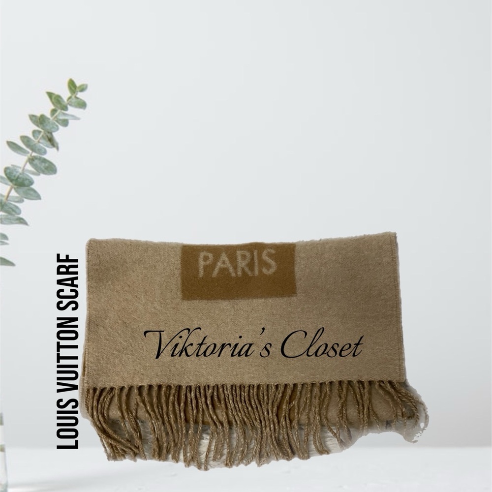 Louis Vuitton Tan Scarf